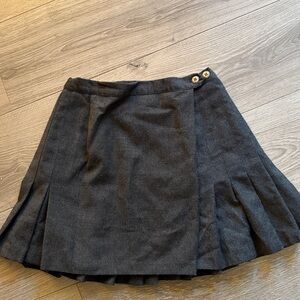 Vintage Talula Pleated Wool Skirt